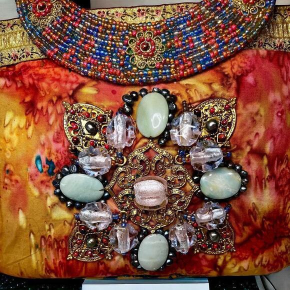 New With Tags Vintage Mary Frances Style #966-88 “Cotton Candy” Handbag - Picture 2 of 11